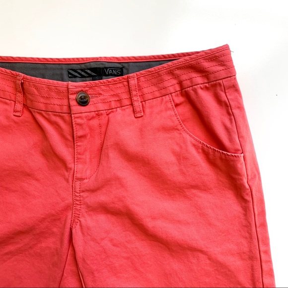 Vans Casual Salmon Pink Shorts - Picture 3 of 8